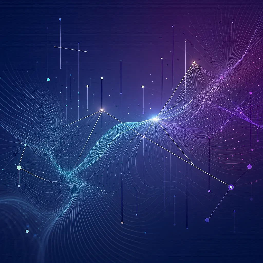 Abstract illustration of collaborative editing